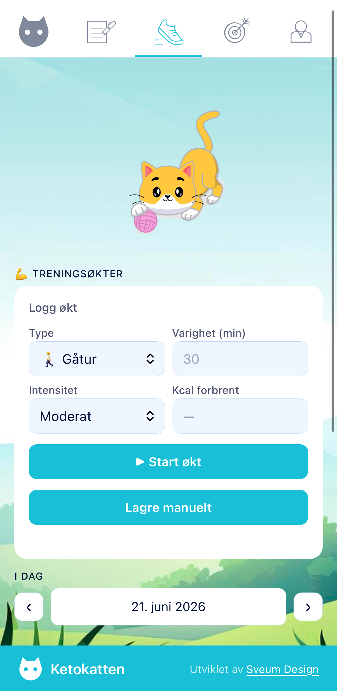 Training log